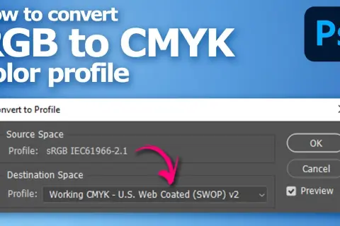 Jak zmienić RGB na CMYK w Photoshopie? Drukuj bez błędów!