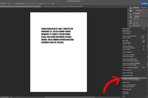 Pogrubianie tekstu w Photoshopie: Wszystkie metody i sekrety