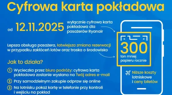 Karta pokładowa Ryanair: Drukować czy nie? Uniknij opłat!