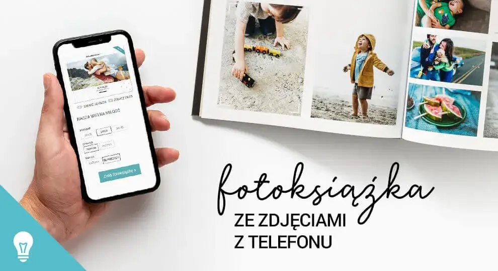 fotoksiążka ze zdjęć z telefonu