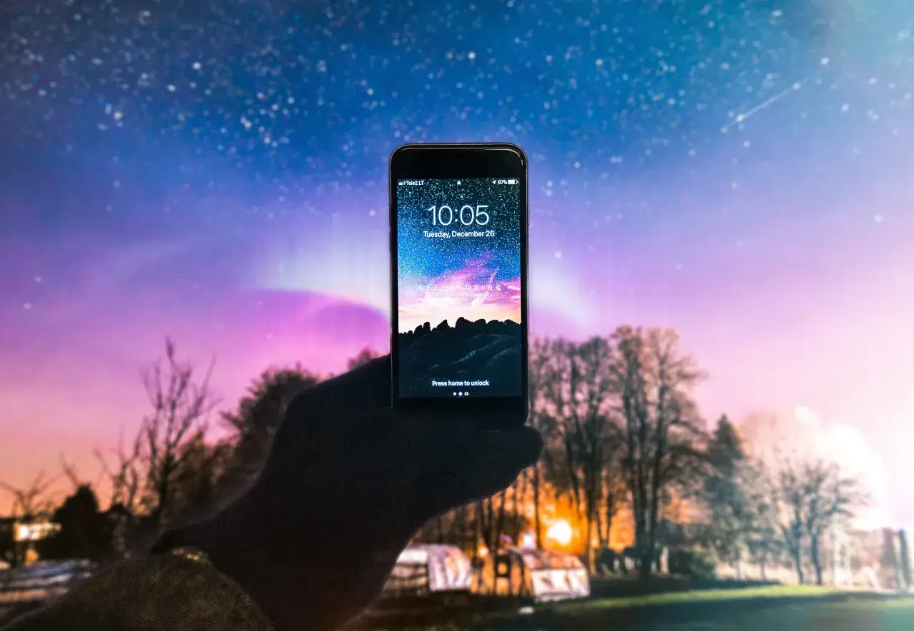 edycja zdjęć gwiazd smartfonem przed po