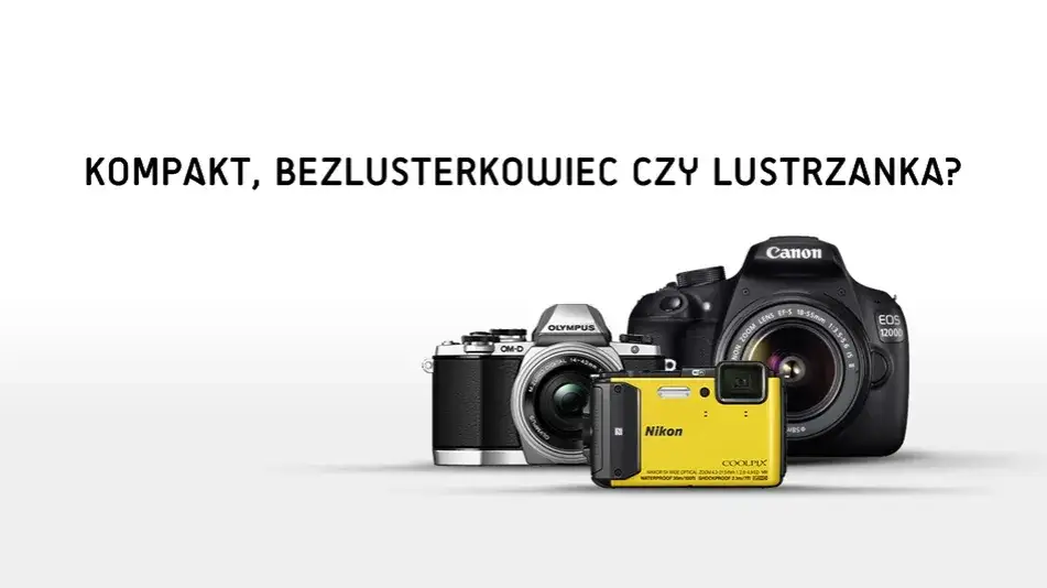 tabela porównawcza aparatów fotograficznych lustrzanka bezlusterkowiec kompakt