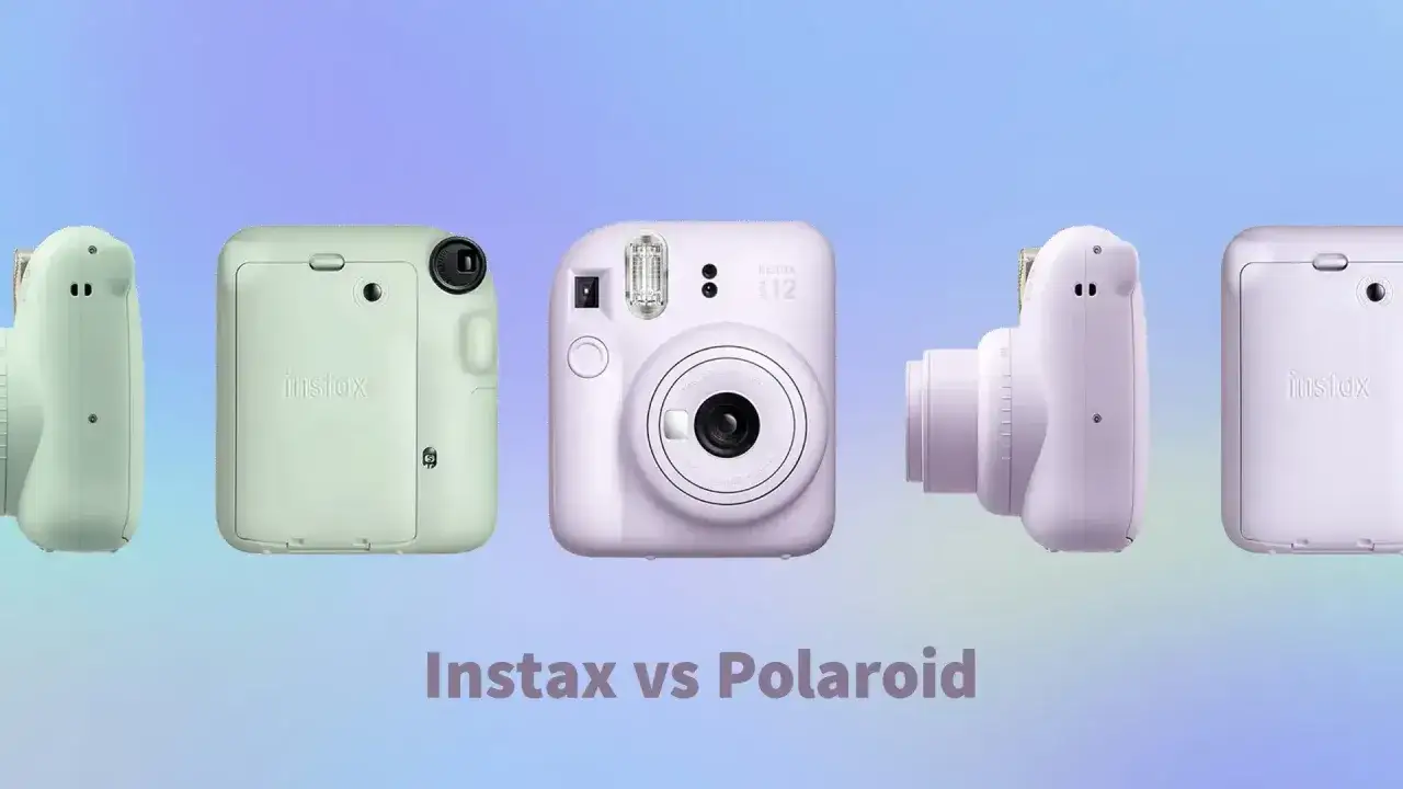 Porównanie modeli aparatów natychmiastowych Instax Polaroid