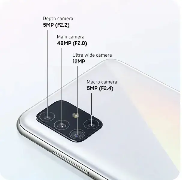 Samsung A51 camera settings 48 Mpix mode