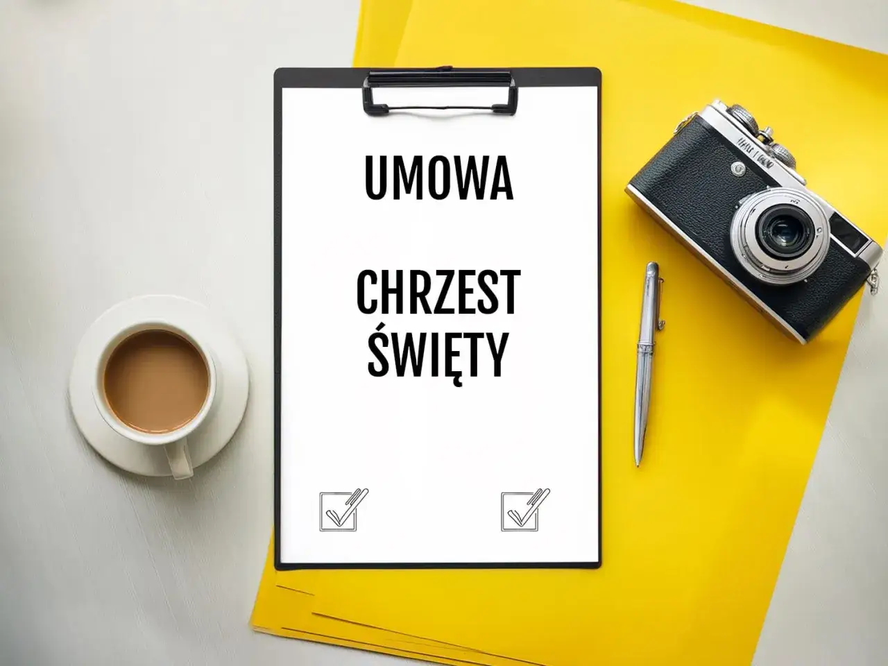 Umowa z fotografem na chrzest