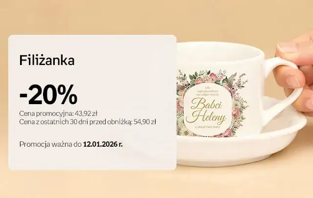 różne rodzaje kubków ze zdjęciem cennik