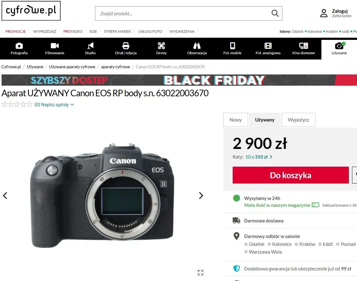 Jak sprawdzić używaną lustrzankę przed zakupem