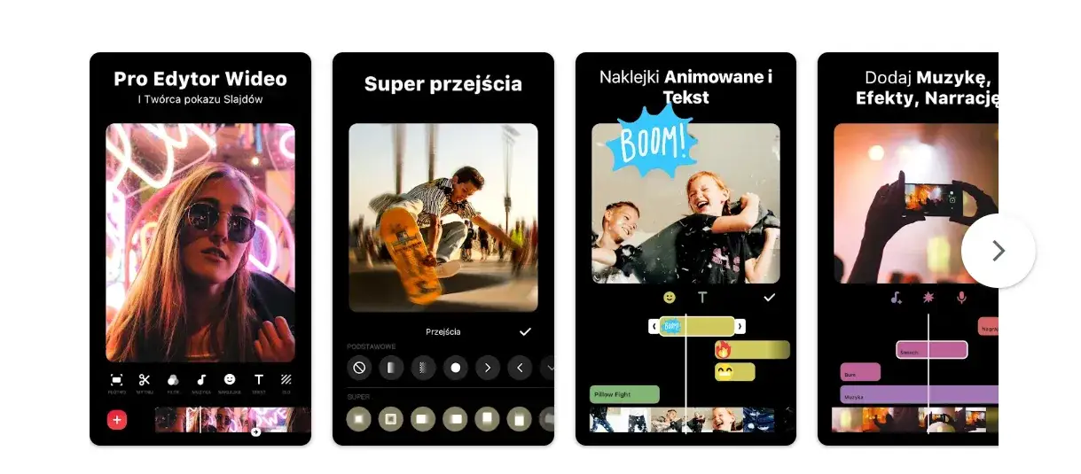 Interfejs tworzenia Rolki Instagram