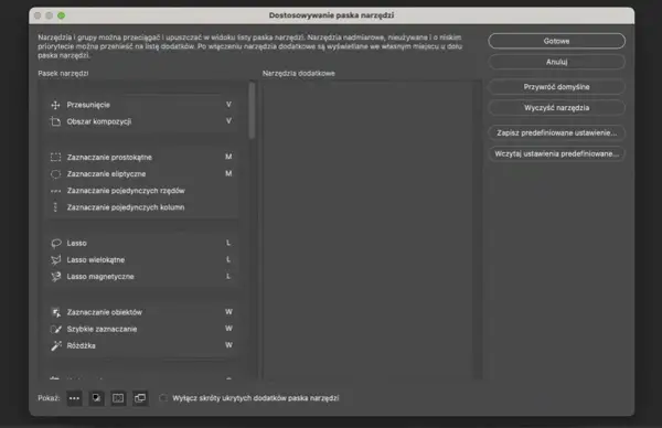 Photoshop: Pasek narzędzi zniknął? Przywróć go w 30 sekund!